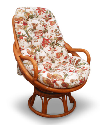 MOBILIER EN ROTIN | Salons : fauteuil - tournant -