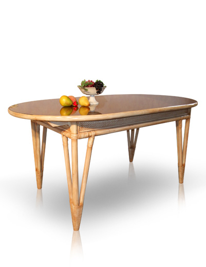 MOBILIER EN ROTIN | Salles  manger : table - Classiqua -