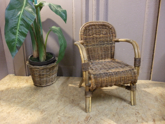 VANNERIE |  : fauteuil enfant - 5618 - en rotin