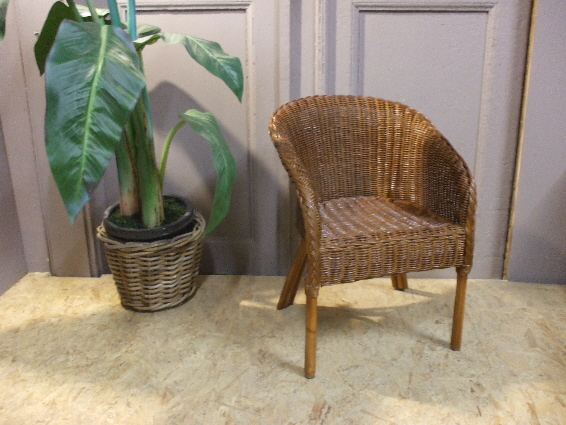 VANNERIE |  : fauteuil enfant - 5619 - en rotin
