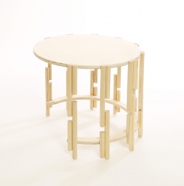 Design ludique |  : - table  B naturel -