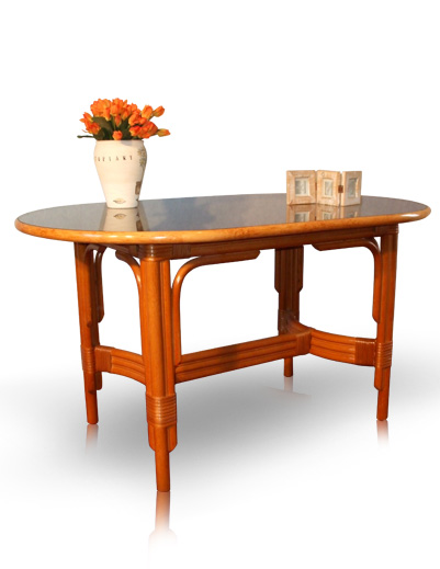 MOBILIER EN ROTIN | Salles  manger : table - Arcade -