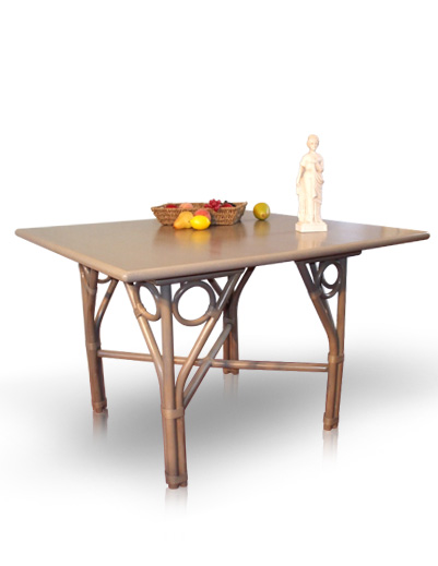 MOBILIER EN ROTIN | Salles  manger : table - Irene -