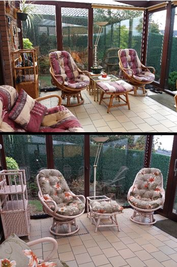 RENOVATION / RELOOKING |  : rnovation salon en rotin