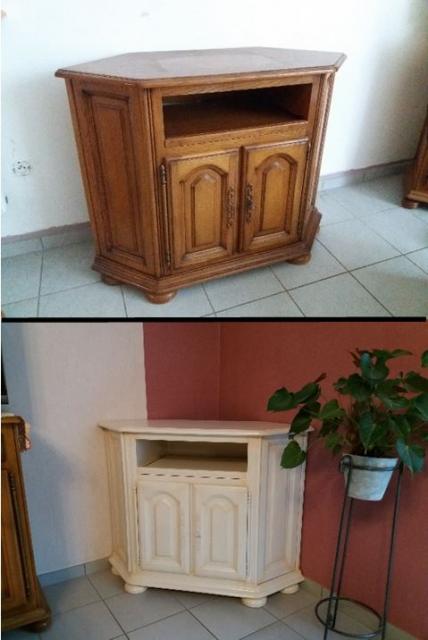 RENOVATION / RELOOKING |  : relooking meuble tl en bois