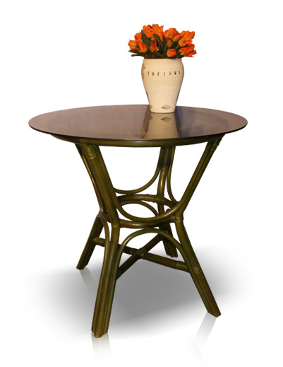 MOBILIER EN ROTIN | Salles  manger : table - Gerba -