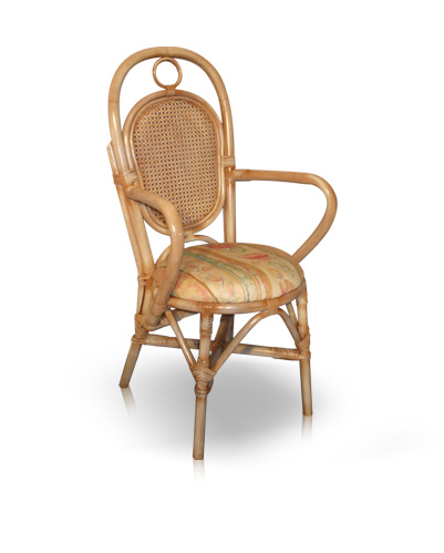 MOBILIER EN ROTIN | Salles  manger : chaise - Classiqua coudes -