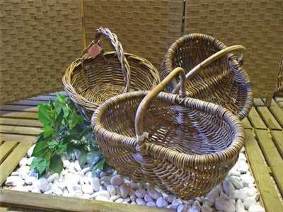 VANNERIE |  : paniers jardin en rotin
