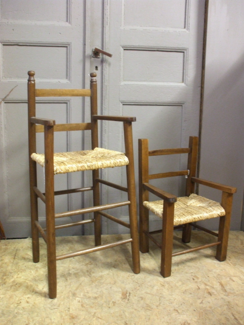 VANNERIE |  : chaise enfant - 4424 - en bois
